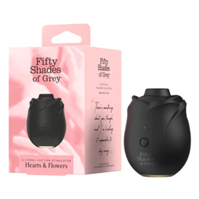 Fifty Shades of Grey Black Rose 2.0 - Clitoral Suction Stimulator