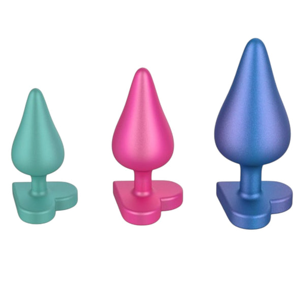 ROMP Luster 3-Piece Anal Training Kit - Progressive Beginner to Advanced Set