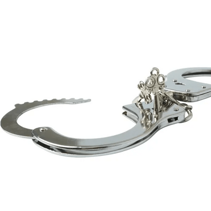 Sex & Mischief - Classic Metal Handcuffs - PlayLoveToys