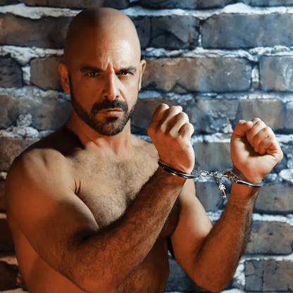 Sex & Mischief - Classic Metal Handcuffs - PlayLoveToys