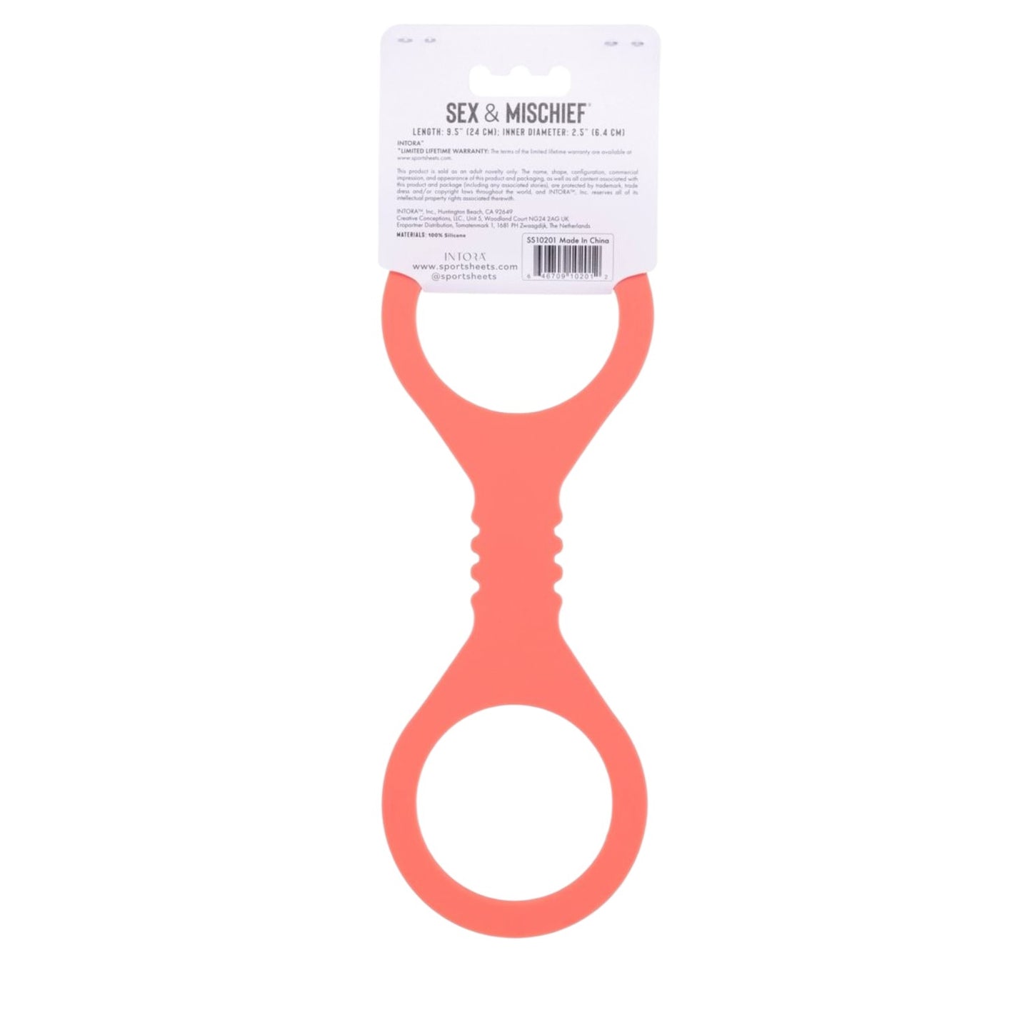Sex & Mischief Peaches 'N CreaMe Silicone Cuffs - Restraints S