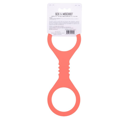 Sex & Mischief Peaches 'N CreaMe Silicone Cuffs - Restraints S
