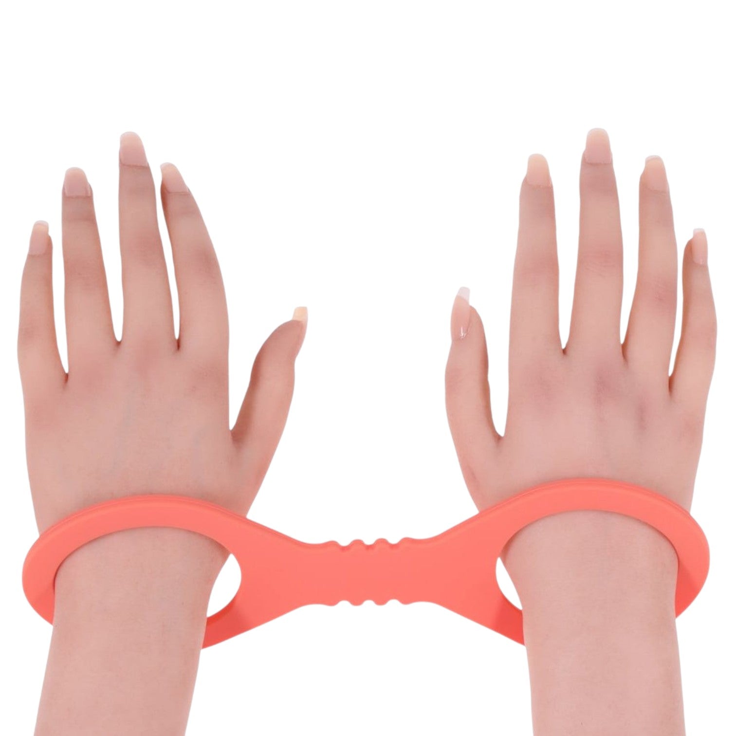 Sex & Mischief Peaches 'N CreaMe Silicone Cuffs - Restraints L