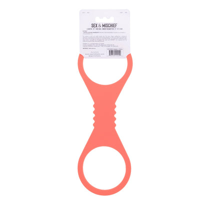 Sex & Mischief Peaches 'N CreaMe Silicone Cuffs - Restraints L