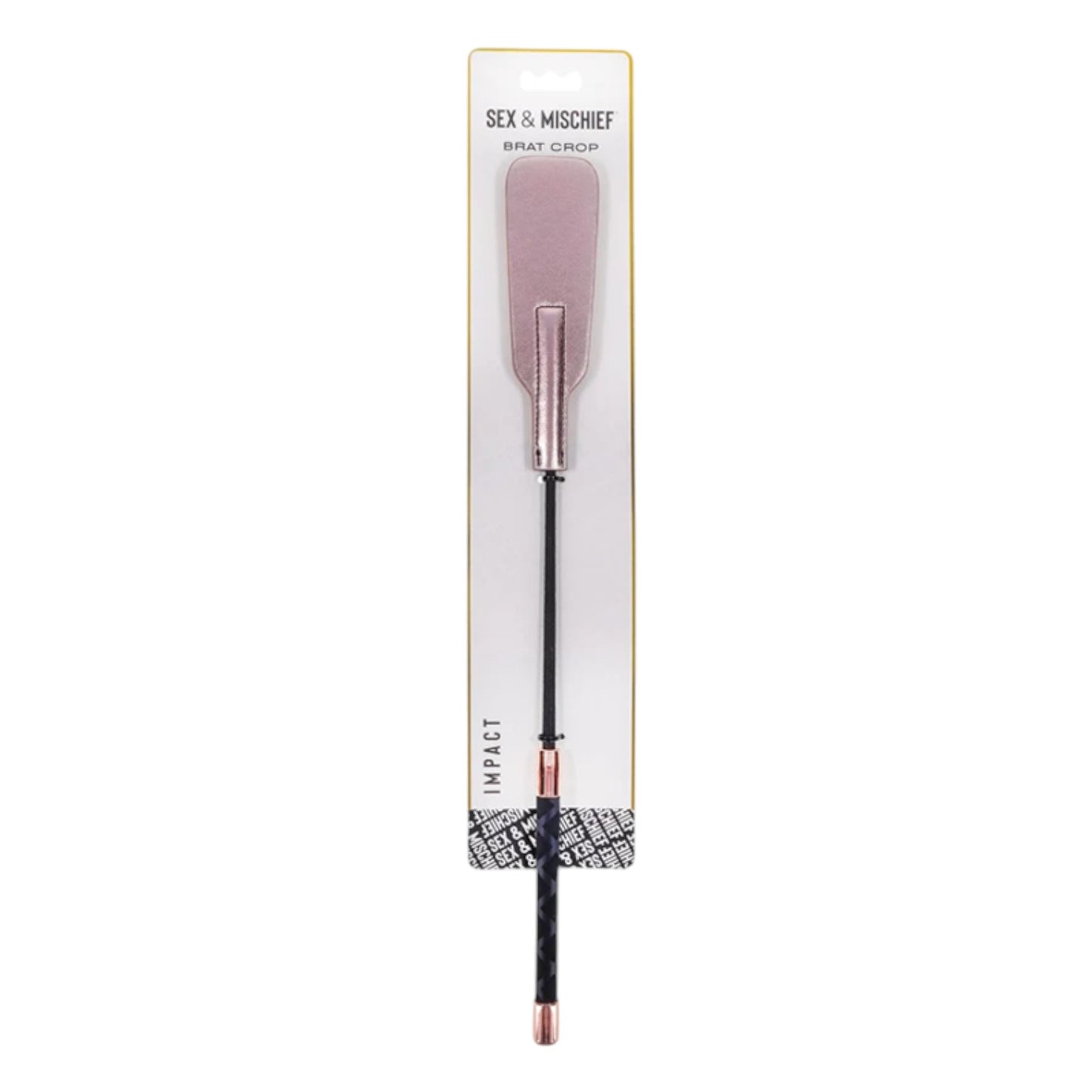 Sex & Mischief Brat Crop - Rose Gold Impact Crop