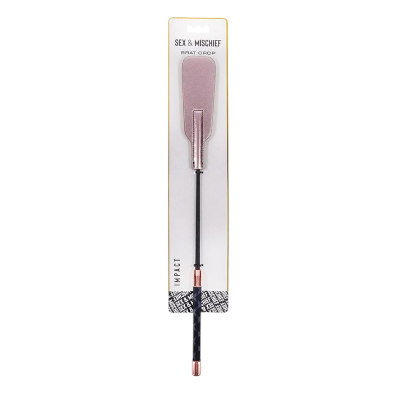 Sex & Mischief Brat Crop - Rose Gold Impact Crop