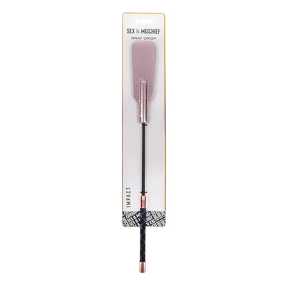 Sex & Mischief Brat Crop - Rose Gold Impact Crop