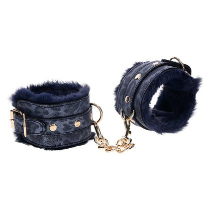 Sex & Mischief - Cougar Fur Handcuffs - PlayLoveToys