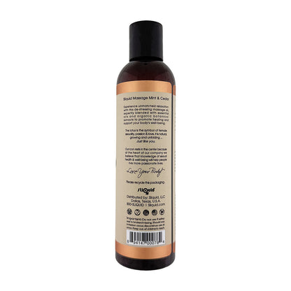 Sliquid Massage Oil Mint & Cedar
