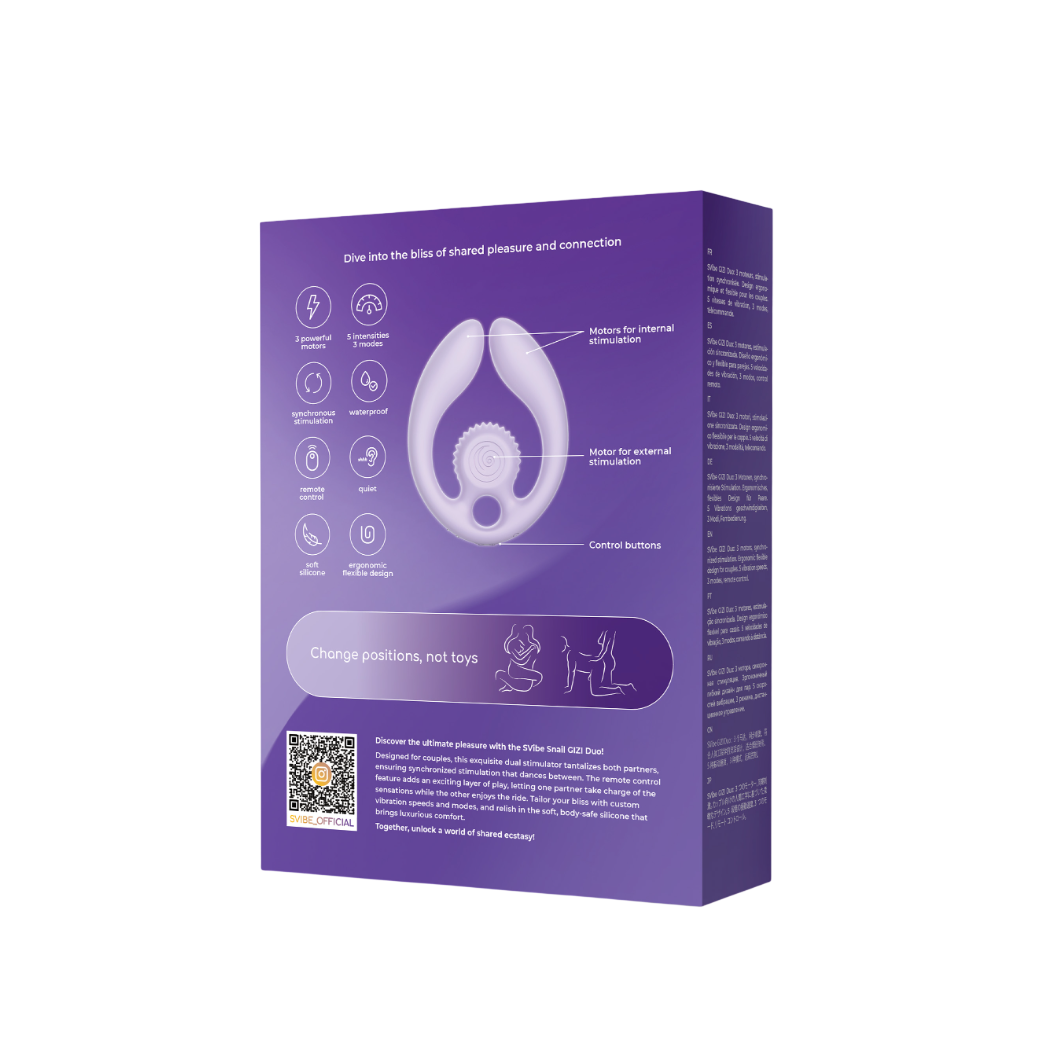 SVibe Snail GIZI Duo - Couples Stimulator