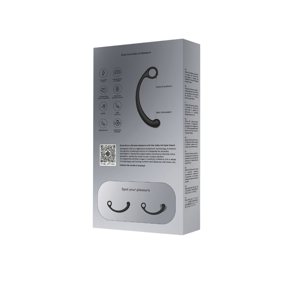 SVibe Snail AXI Spot Wand Vibrator — AuraTouch Technology