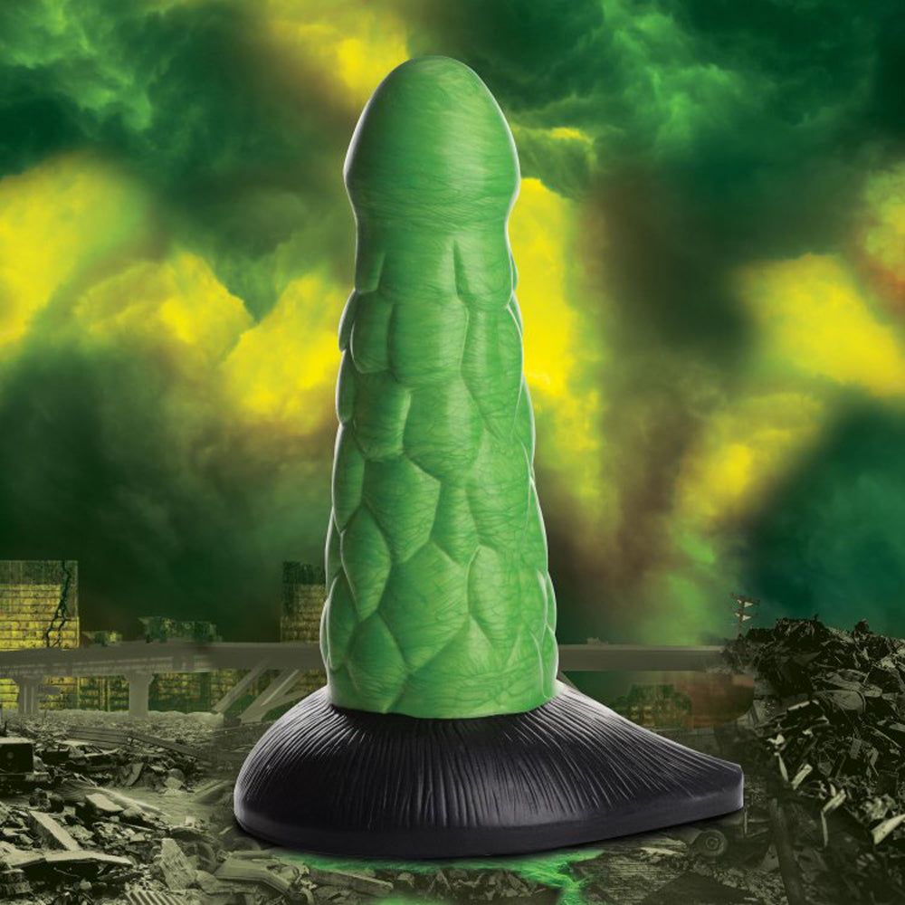 Creature Cocks Radioactive Reptile - Thick Scaly Silicone Dildo