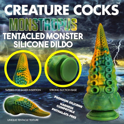 Creature Cocks Monstropus - Tentacled Monster Silicone Dildo