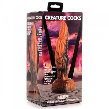 Creature Cocks Ravager - Rippled Tentacle Silicone Dildo