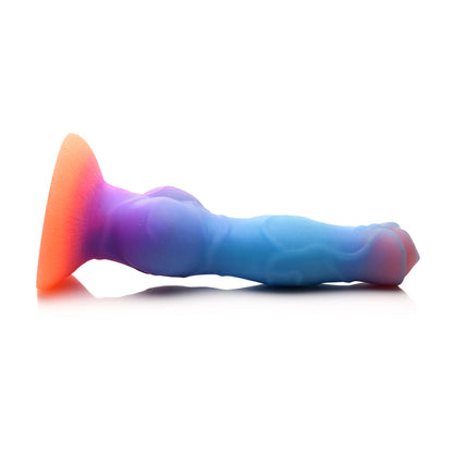 Creature Cocks Space Glow - Cosmic Wolf Glow-in-the-Dark Silicone Dildo