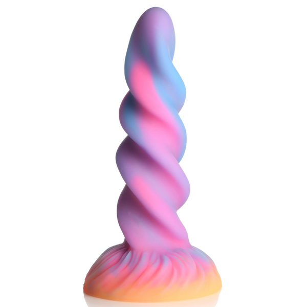 Creature Cocks Moon Rider - Glow-in-the-Dark Unicorn Horn Dildo