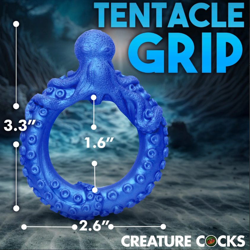 Creature Cocks Poseidon's Octo-Ring - Octopus Fantasy Silicone Cock Ring