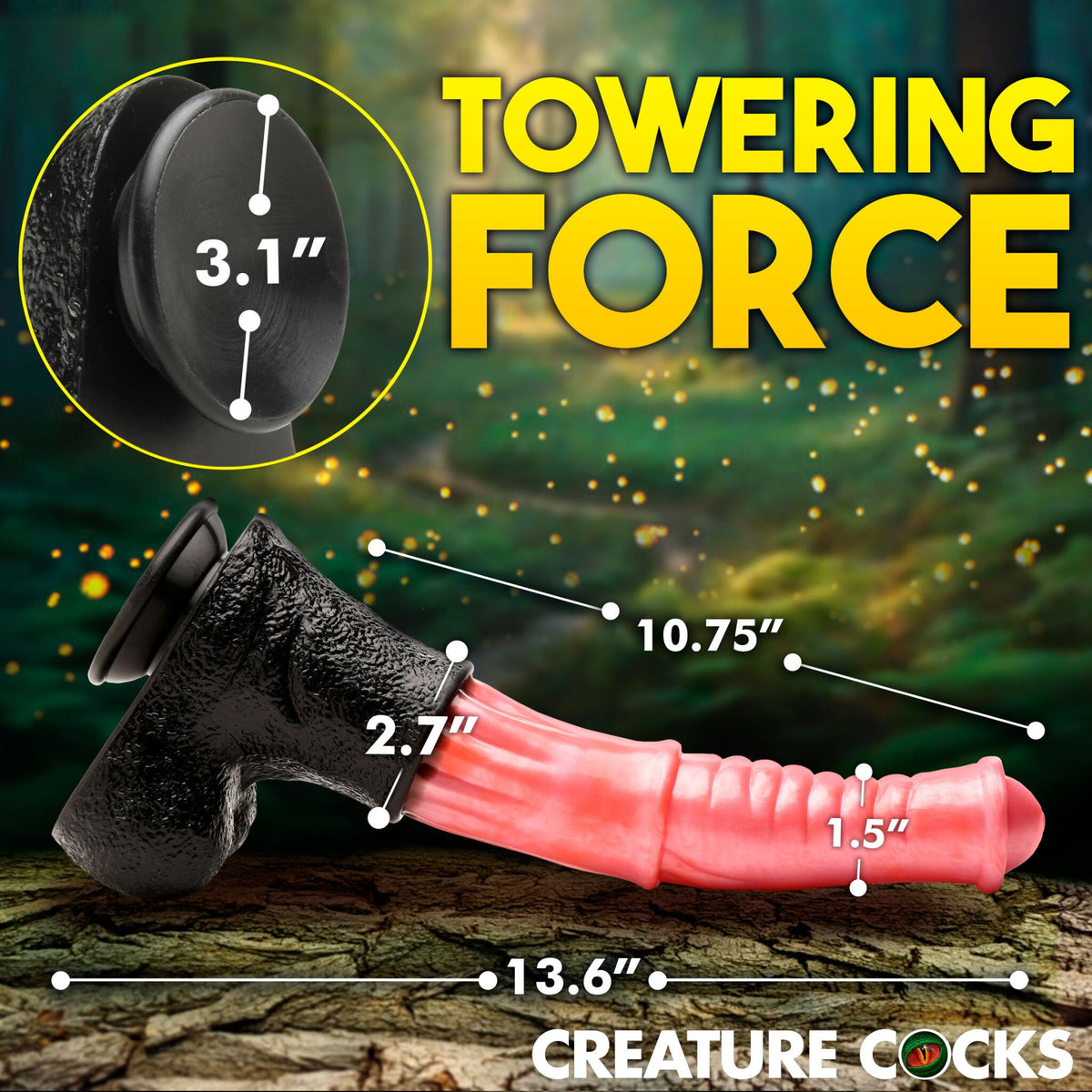 Creature Cocks Giant Centaur XL - Fantasy Silicone Dildo