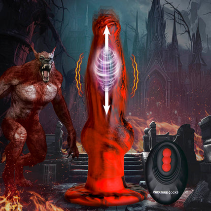 Creature Cocks Hell Wolf - Thrusting & Vibrating Canine Fantasy Vibrator