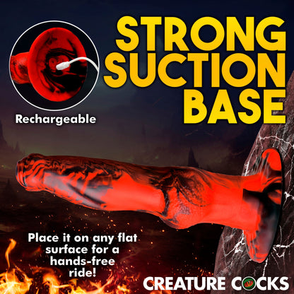 Creature Cocks Hell Wolf - Thrusting & Vibrating Canine Fantasy Vibrator