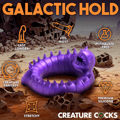 Creature Cocks Slitherine - Galactic Worm Silicone Cock Ring