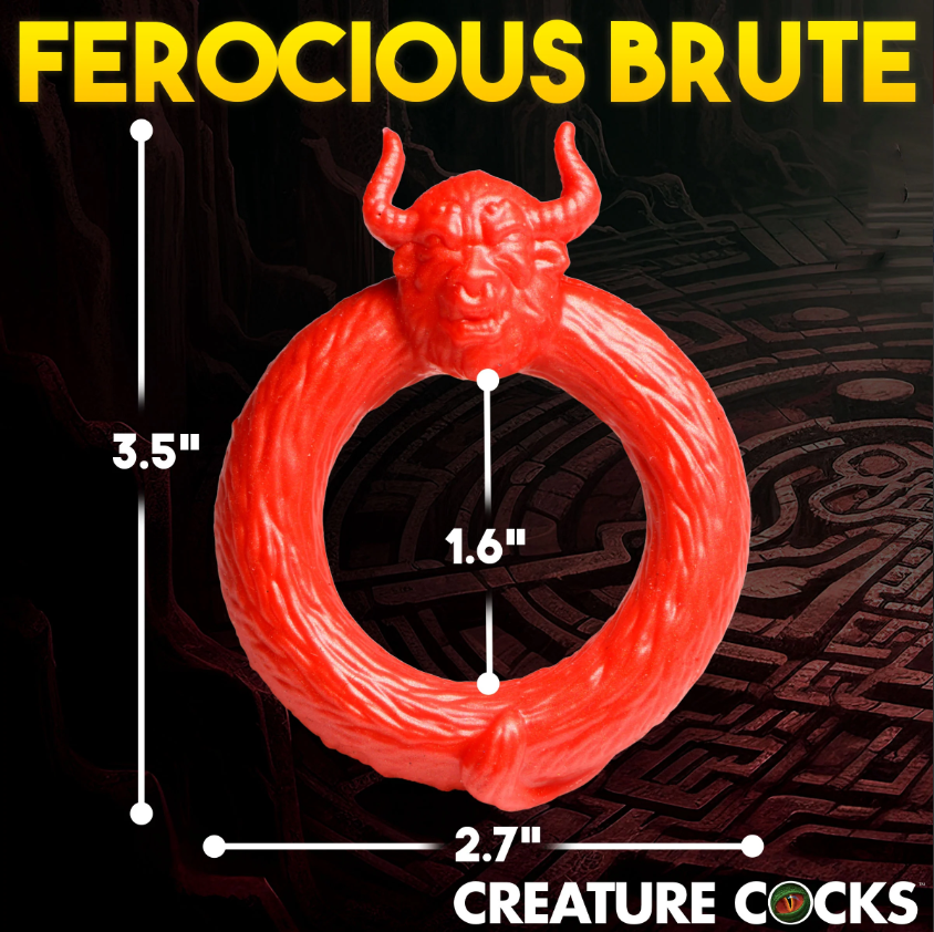 Creature Cocks Beast Mode - Minotaur Silicone Cock Ring