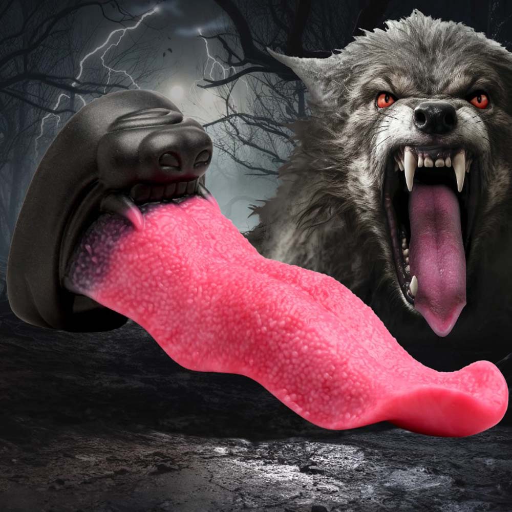 Creature Cocks Wolf's Lick - Wolf Maw Tongue Silicone Dildo