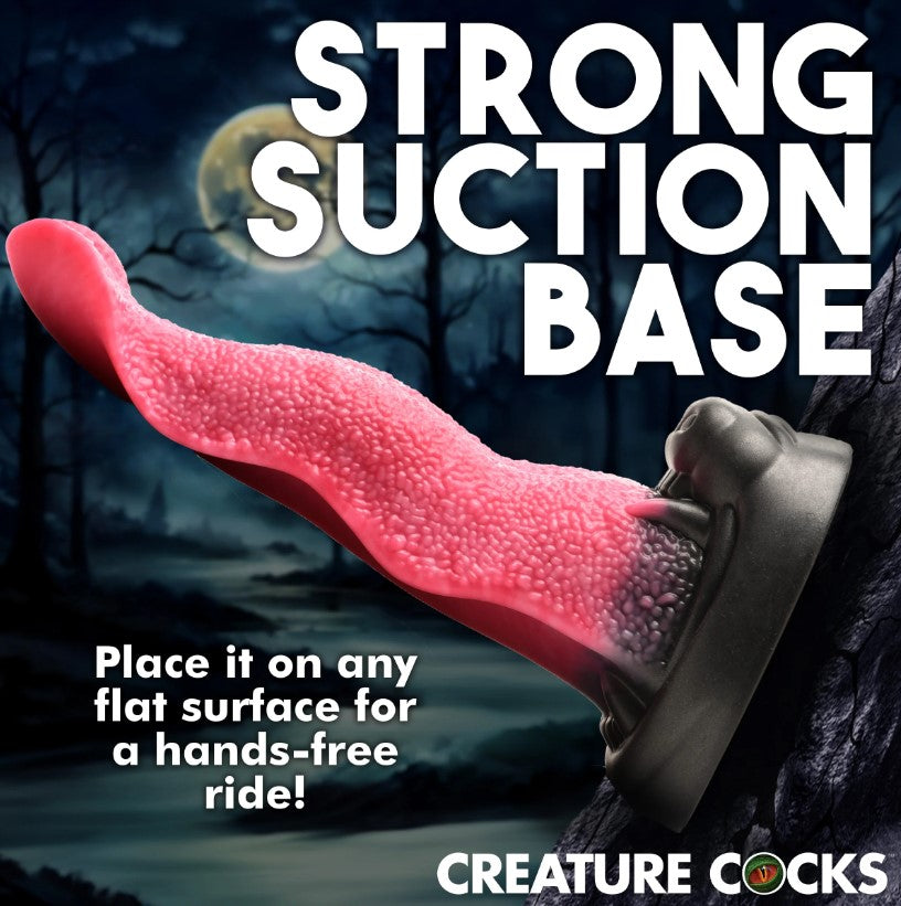 Creature Cocks Wolf's Lick - Wolf Maw Tongue Silicone Dildo