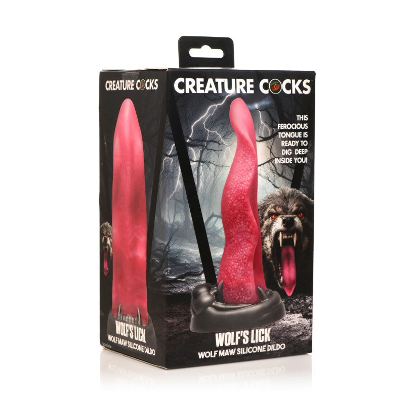 Creature Cocks Wolf's Lick - Wolf Maw Tongue Silicone Dildo