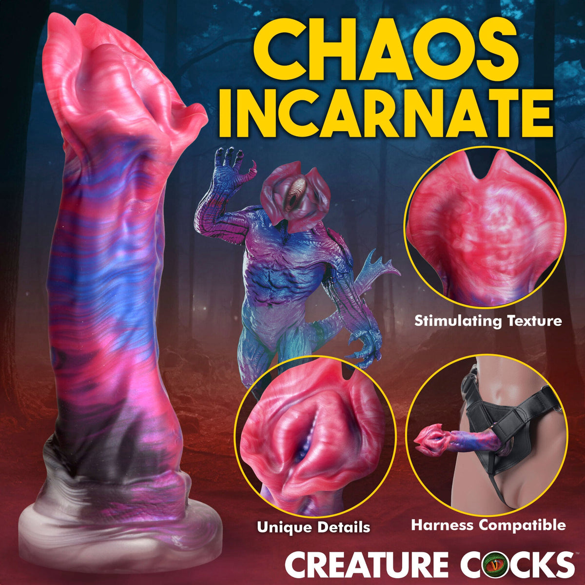 Creature Cocks Demogorgon - Flared Fantasy Silicone Dildo