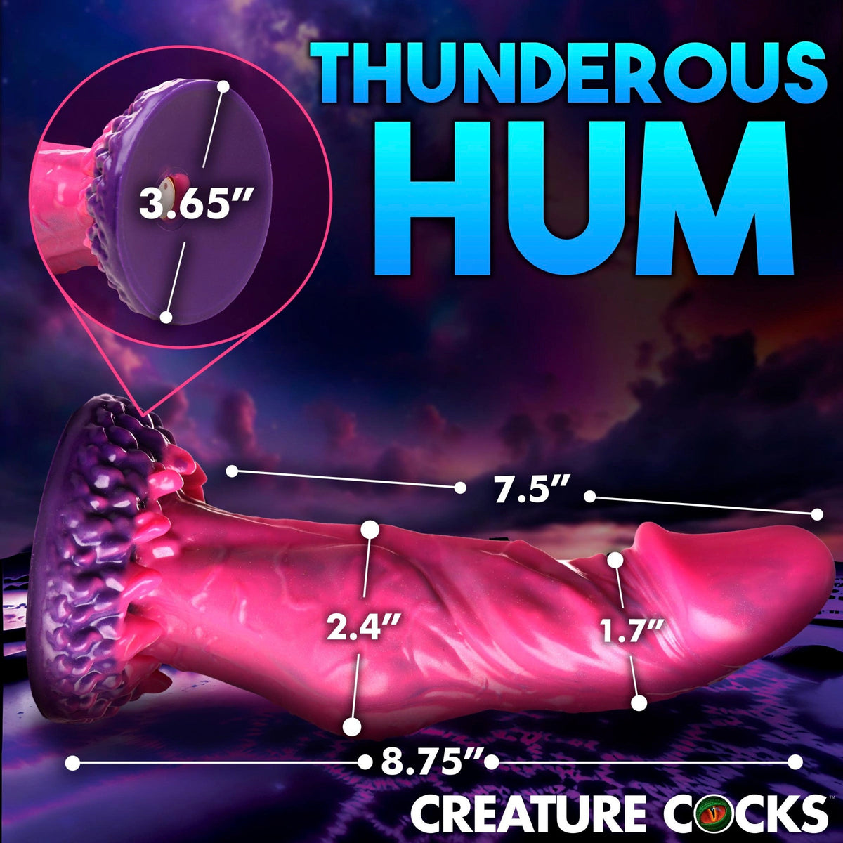 Creature Cocks Xenox - Alien Wasp Vibrating Fantasy Dildo with Remote
