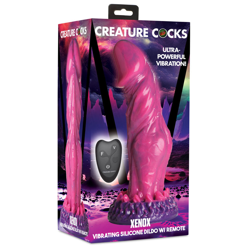 Creature Cocks Xenox - Alien Wasp Vibrating Fantasy Dildo with Remote