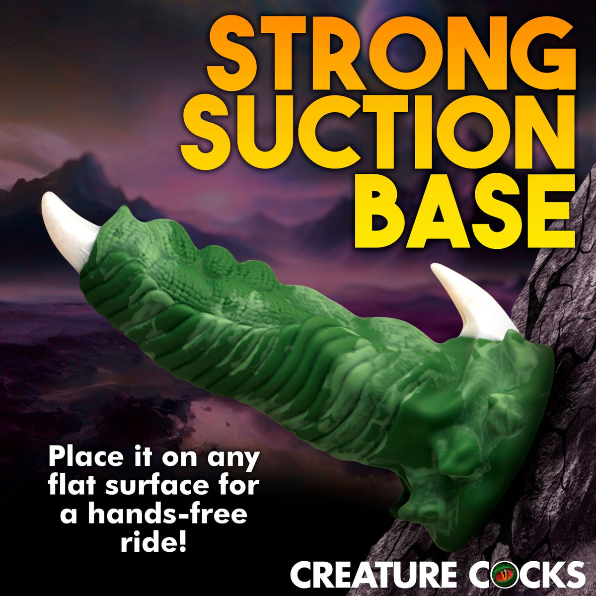 Creature Cocks Dragon Claw - Scaled Fantasy Silicone Dildo