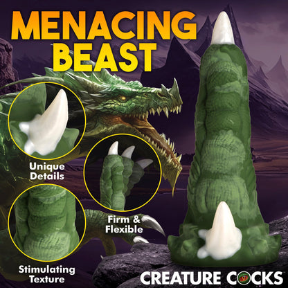 Creature Cocks Dragon Claw - Scaled Fantasy Silicone Dildo