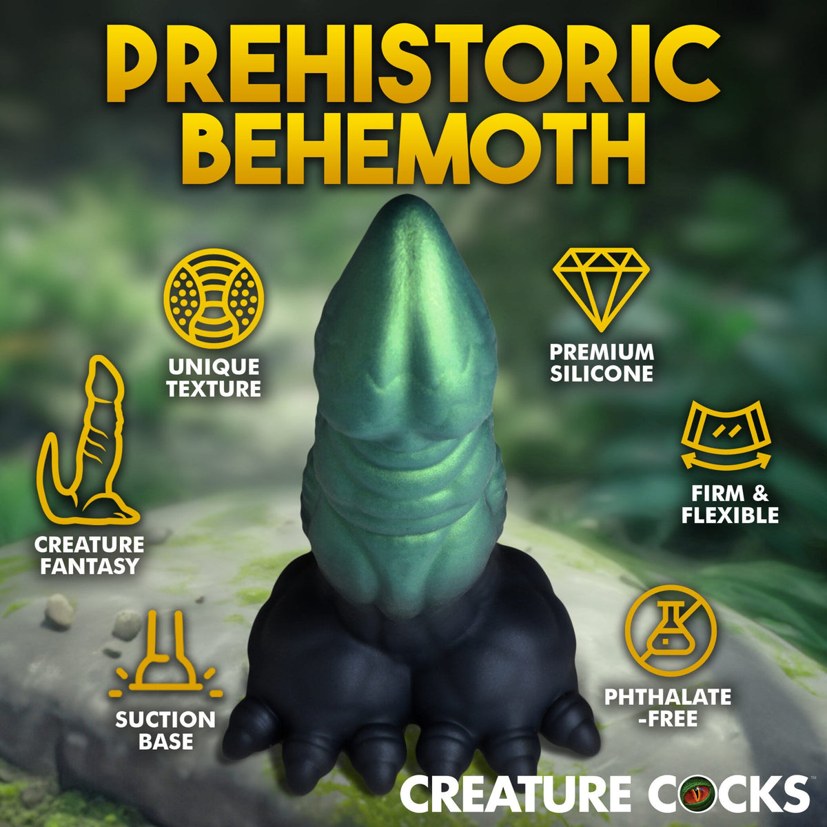 Creature Cocks Dickosaur - Dinosaur Fantasy Silicone Dildo