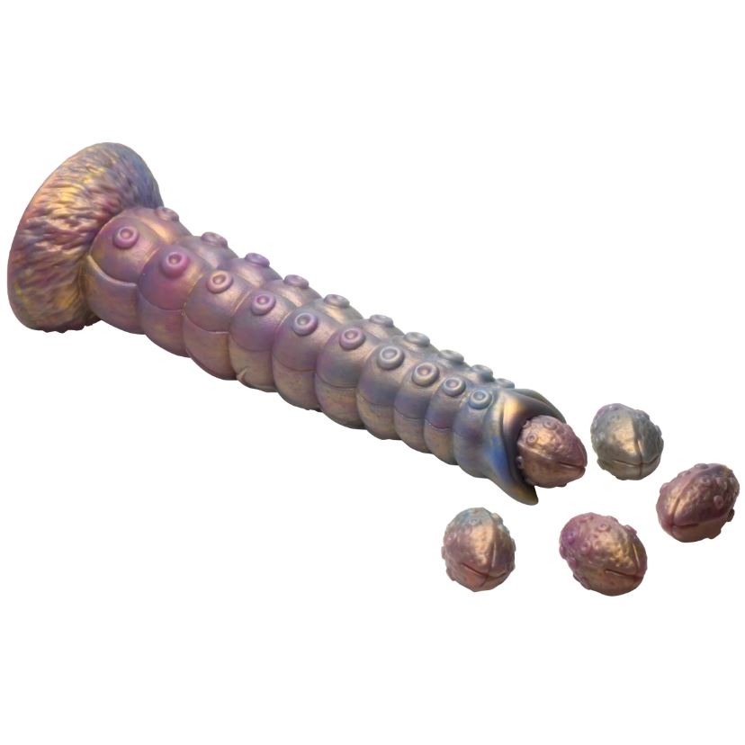 Creature Cocks Deep Invader - Tentacle Ovipositor Dildo with Eggs