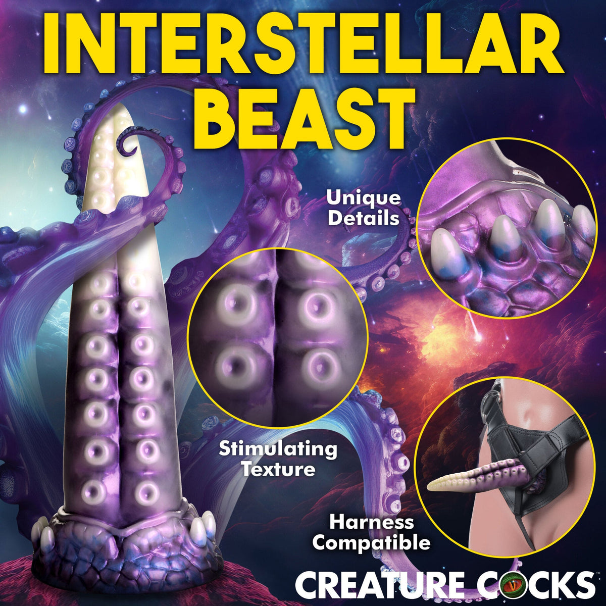 Creature Cocks Astropus Tentacle - Silicone Dildo
