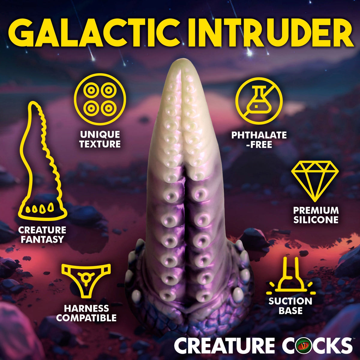 Creature Cocks Astropus Tentacle - Silicone Dildo