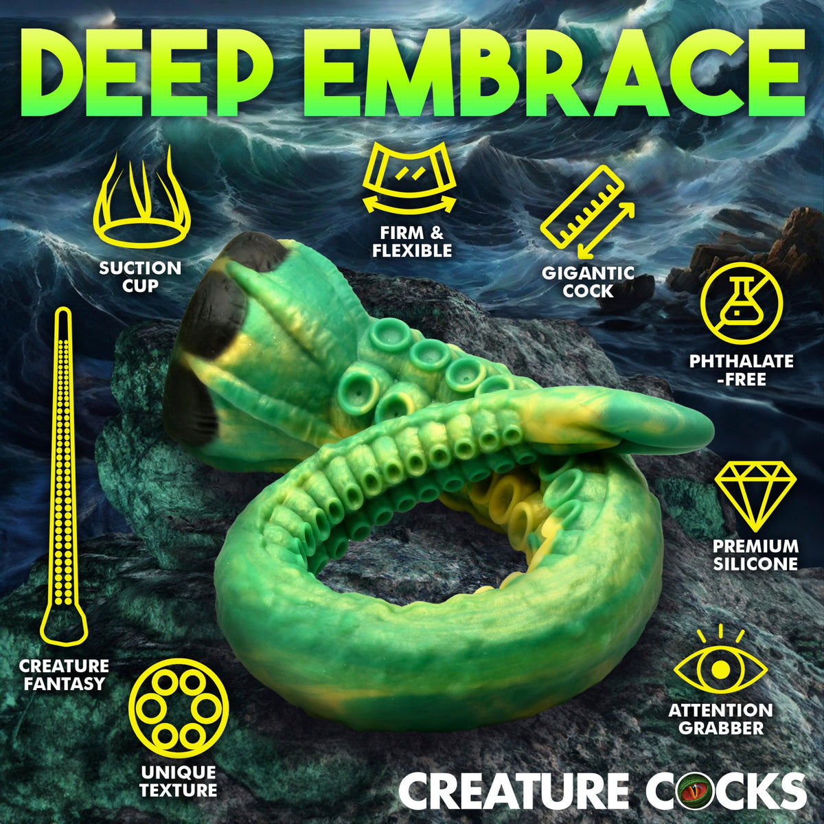 Creature Cocks Titan Tentacle - Extra Long Silicone Dildo
