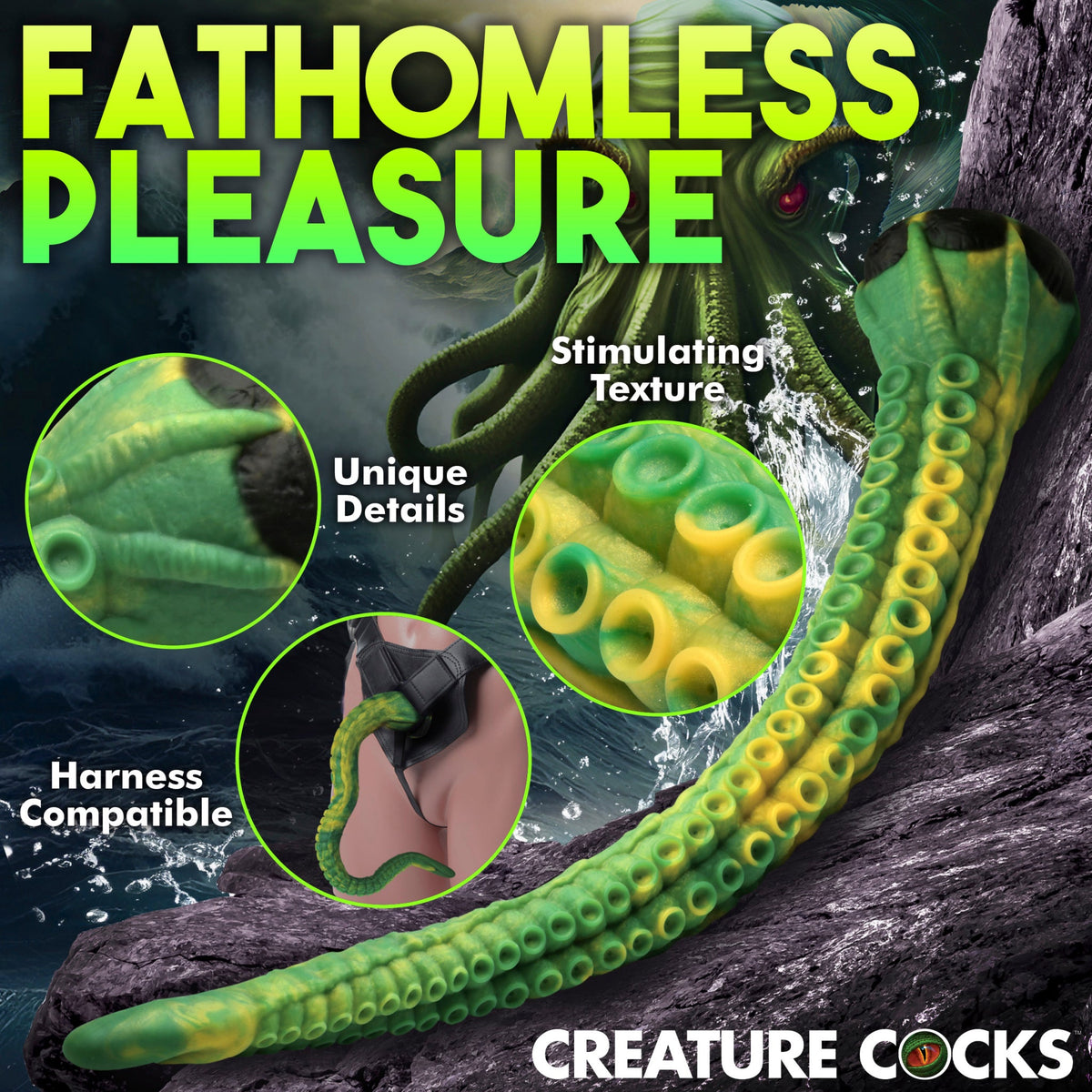 Creature Cocks Titan Tentacle - Extra Long Silicone Dildo