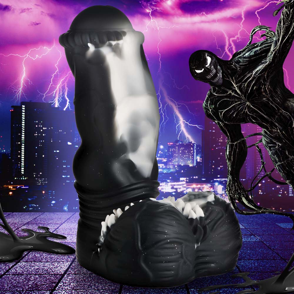 Creature Cocks Venom - Symbiote Fantasy Silicone Dildo