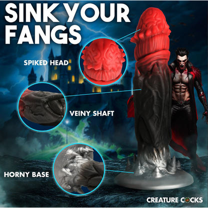 Creature Cocks Count Cockula - Dracula Fantasy Silicone Dildo