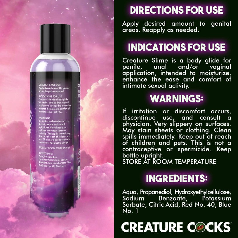 Creature Cocks Creature Slime - Purple H2O Lube 8oz
