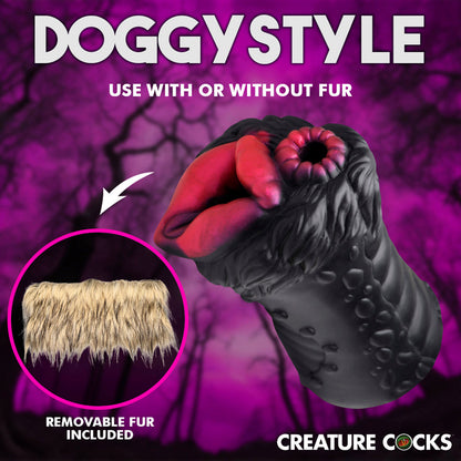 Creature Cocks Savage She-Wolf - Dual-Entry Furry Stroker