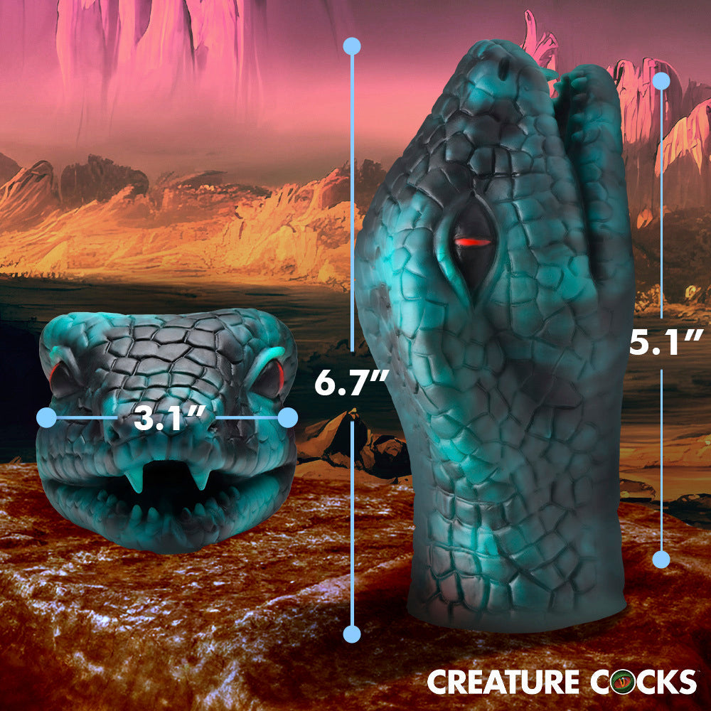 Creature Cocks Serpentine - Snake Mouth Silicone Stroker