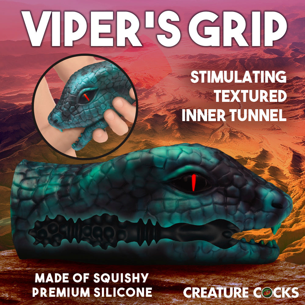 Creature Cocks Serpentine - Snake Mouth Silicone Stroker
