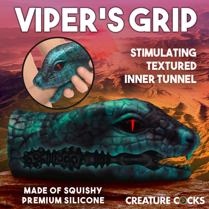 Creature Cocks Serpentine - Snake Mouth Silicone Stroker