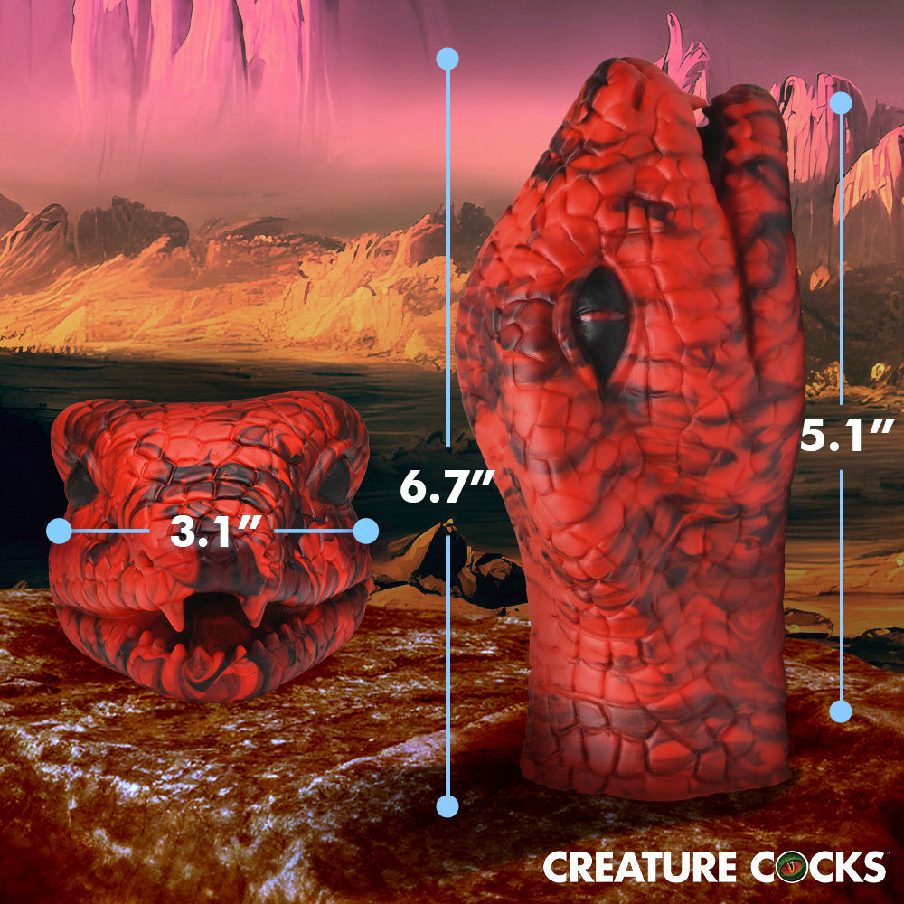Creature Cocks Serpentine - Snake Mouth Silicone Stroker