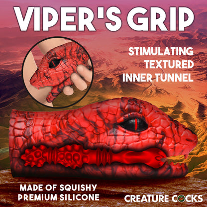 Creature Cocks Serpentine - Snake Mouth Silicone Stroker