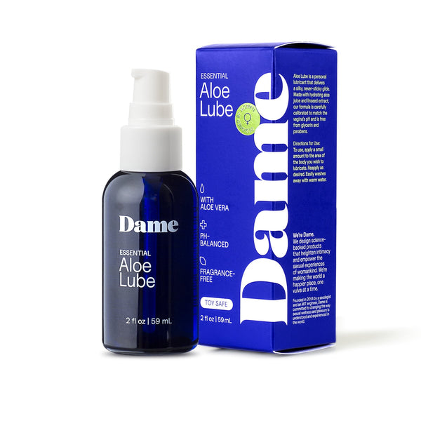 Dame essential aloe lube 2.oz